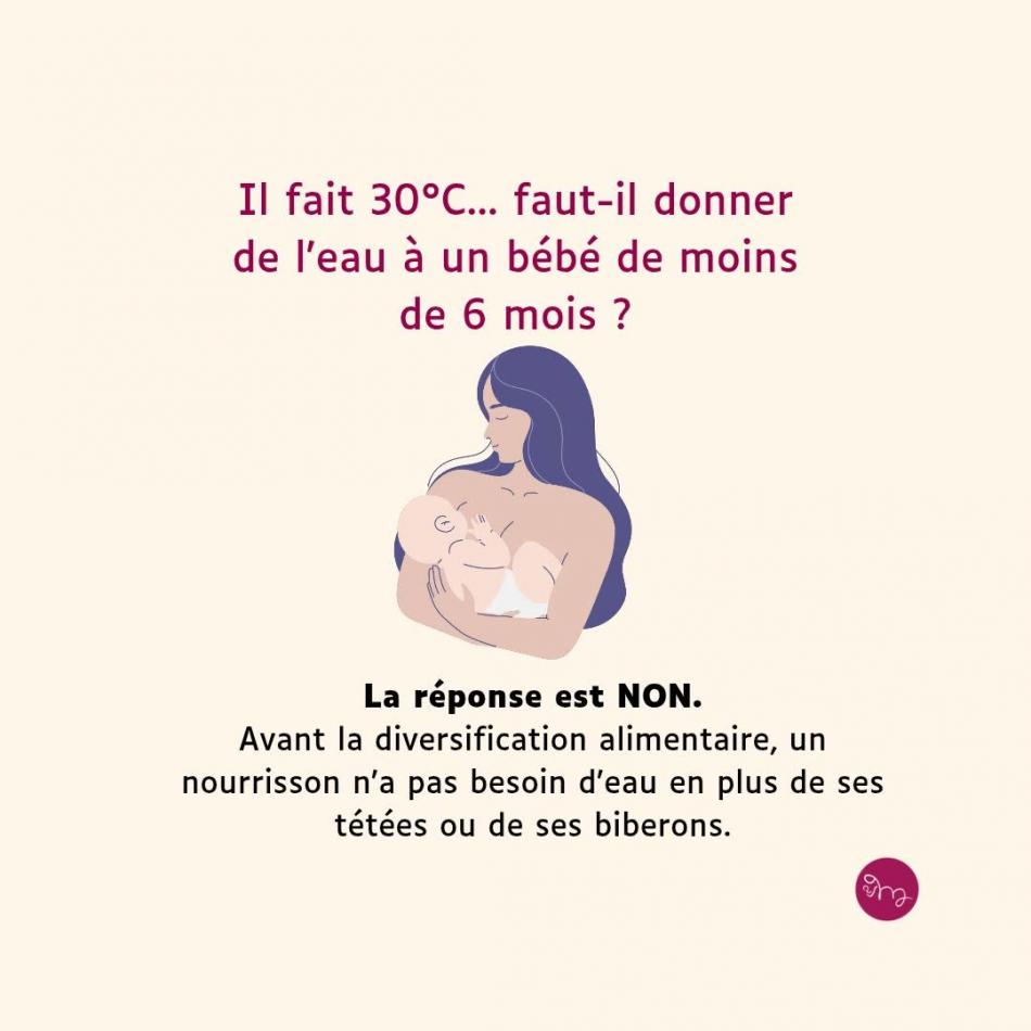 "Il fait chaud, puis-je lui donner un peu d'eau ?"
